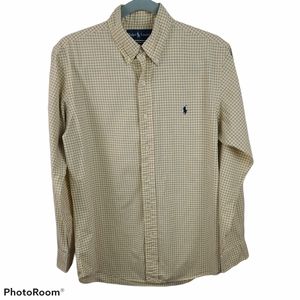 Ralph Lauren Yellow Custom Fit Shirt 15 ½ 32/33